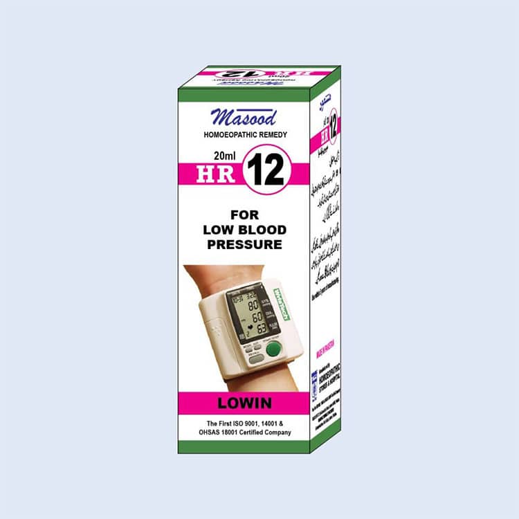 HR-12 (LOWIN) – Low Blood Pressure Drops - Dr. Masood