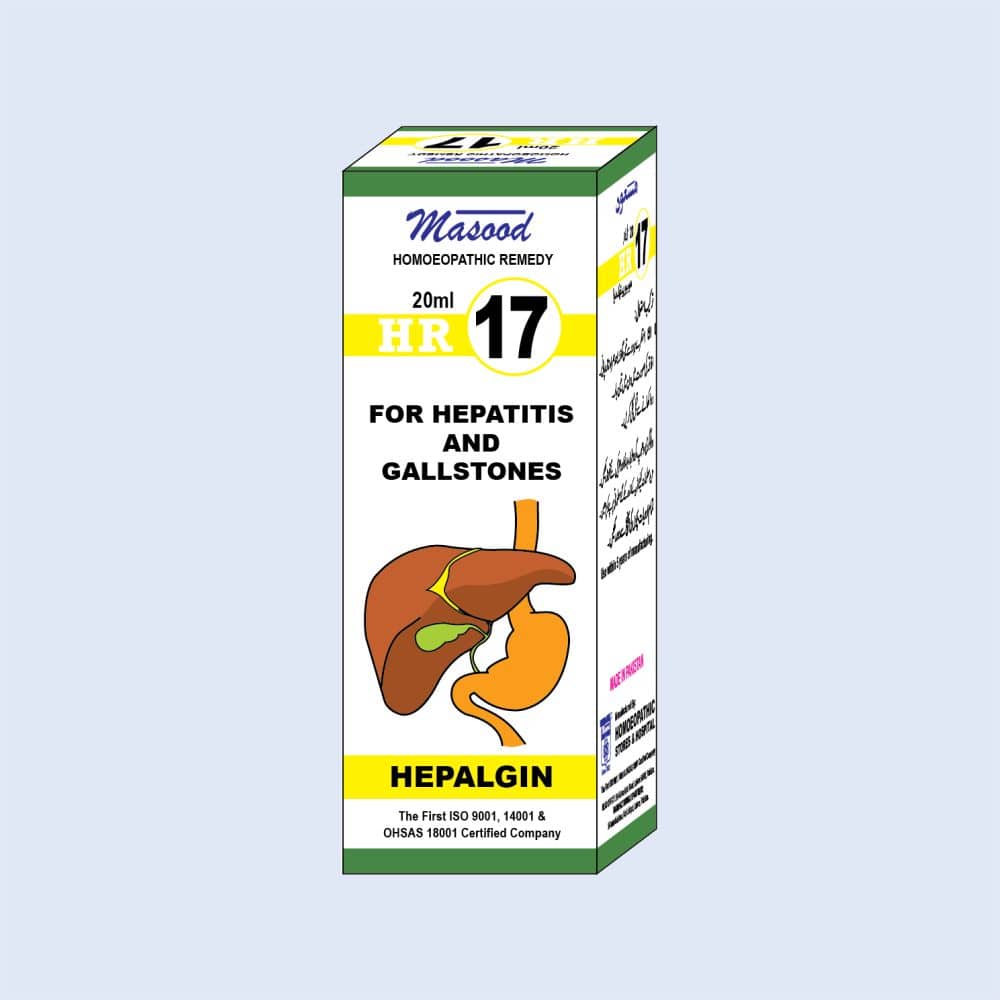 HR-17 (HEPALGIN) – Hepatitis & Gallstones Drops - Dr. Masood