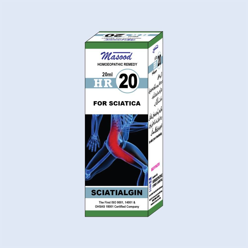 HR-20 (SCIATIALGIN) – Sciatica Drops - Dr. Masood