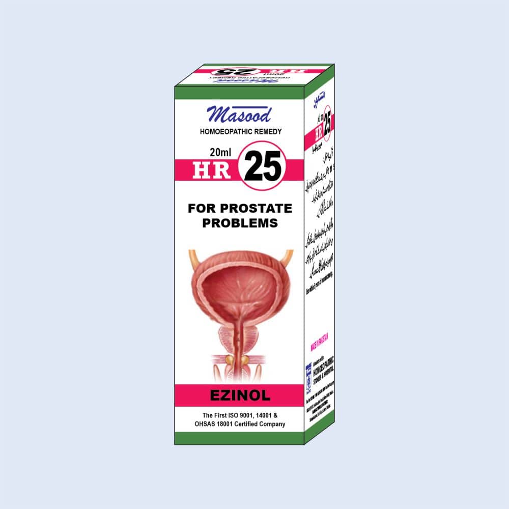 HR-25 (EZINOL) – Prostatitis Drops - Dr. Masood