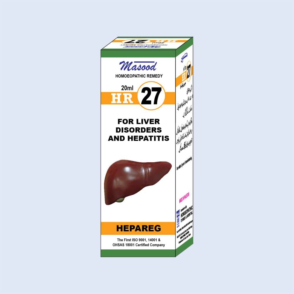 HR-27 (HEPAREG) – Liver Disorders Drops - Dr. Masood