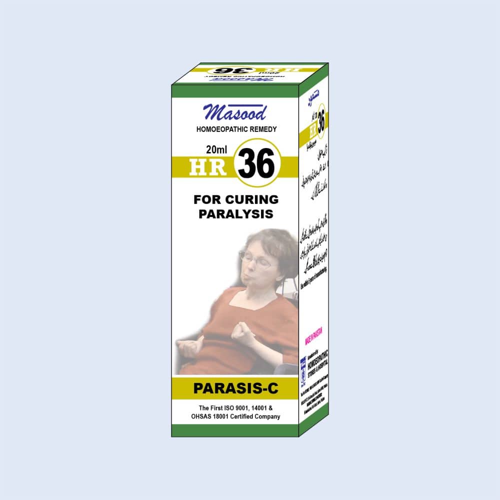 HR-36 (PARASIS-C) – Paralysis & Nervous System Drops - Dr. Masood