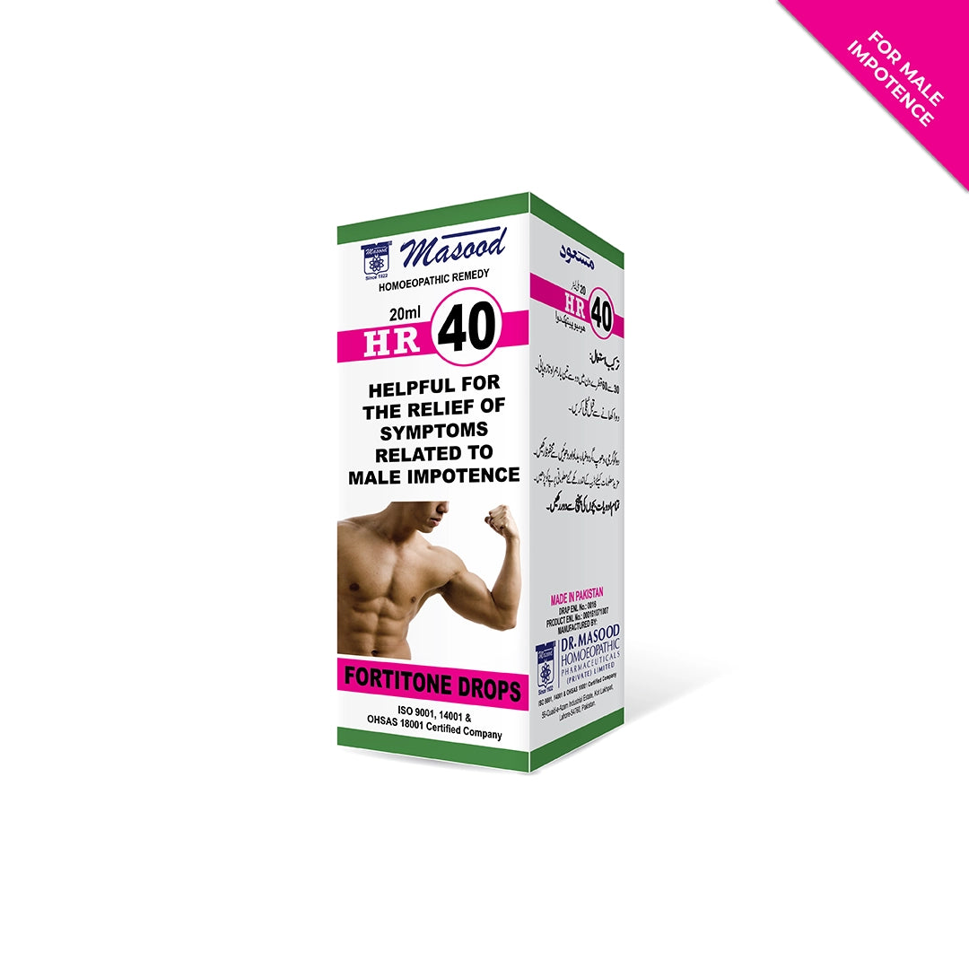 HR-40 (FORTITONE) – Male Impotency Drops - Dr. Masood