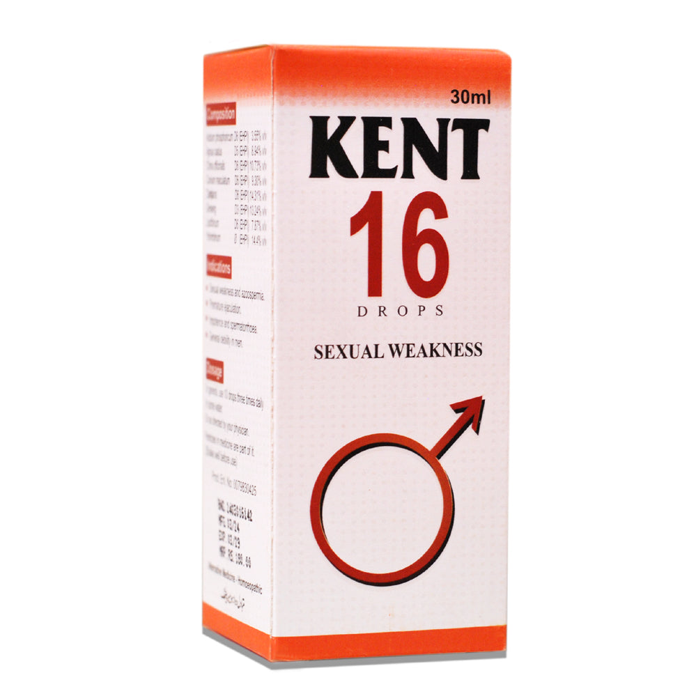 Kent 16 Drops – Sexual Weakness - Kent Pharma