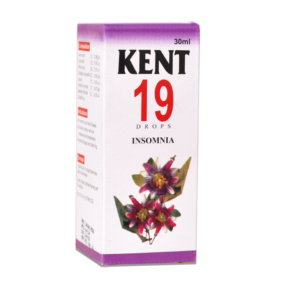 Kent 19 Drops – Insomnia - Kent Pharma