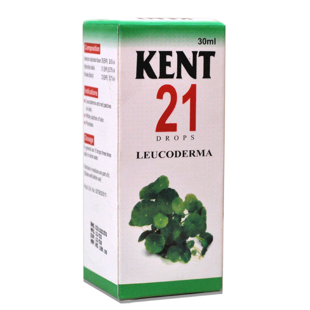 Kent 21 Drops – Leucoderma - Kent Pharma