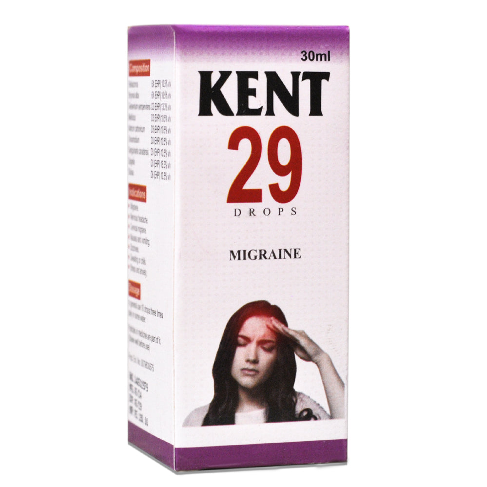 Kent 29 Drops – Migraine - Kent Pharma