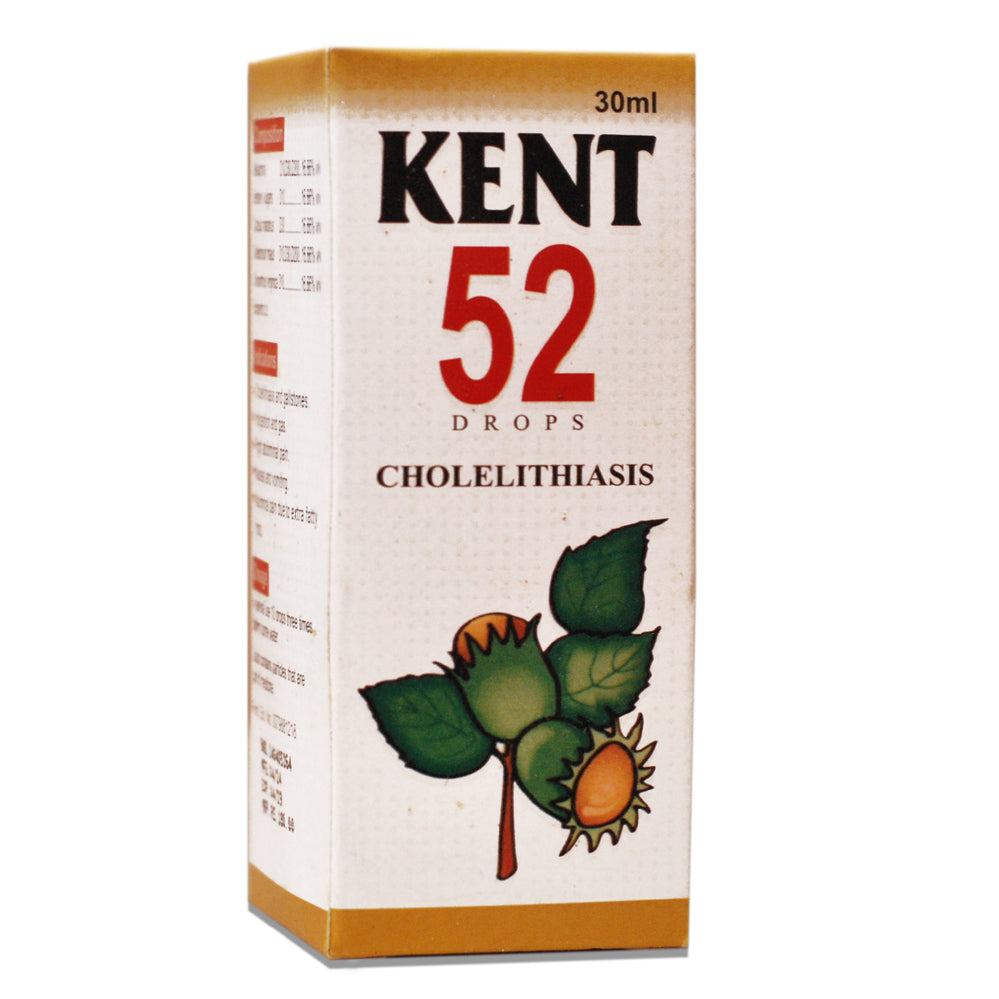 Kent 52 Drops – Cholelithiasis (Gallstones) - Kent Pharma