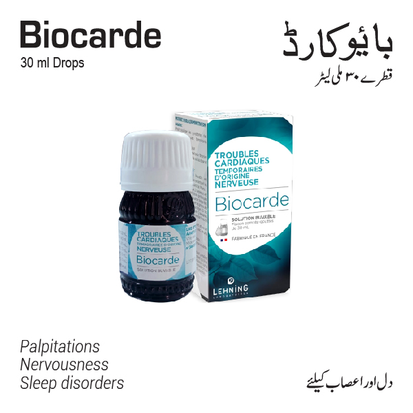 Lehning Biocarde Palpitation Oral Solution (Drops 30ml)  -  Lehning
