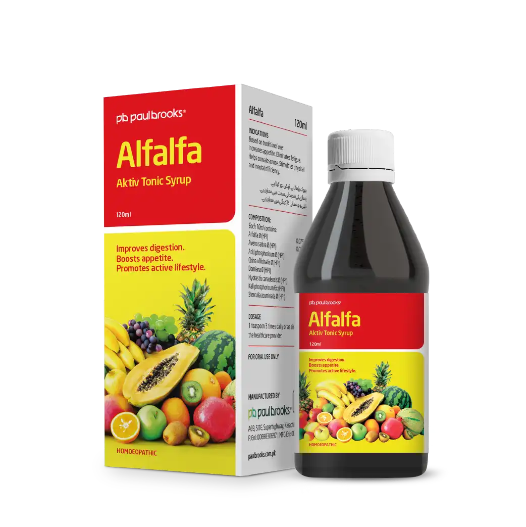 Alfalfa Aktiv Tonic Syrup - Paul Brooks