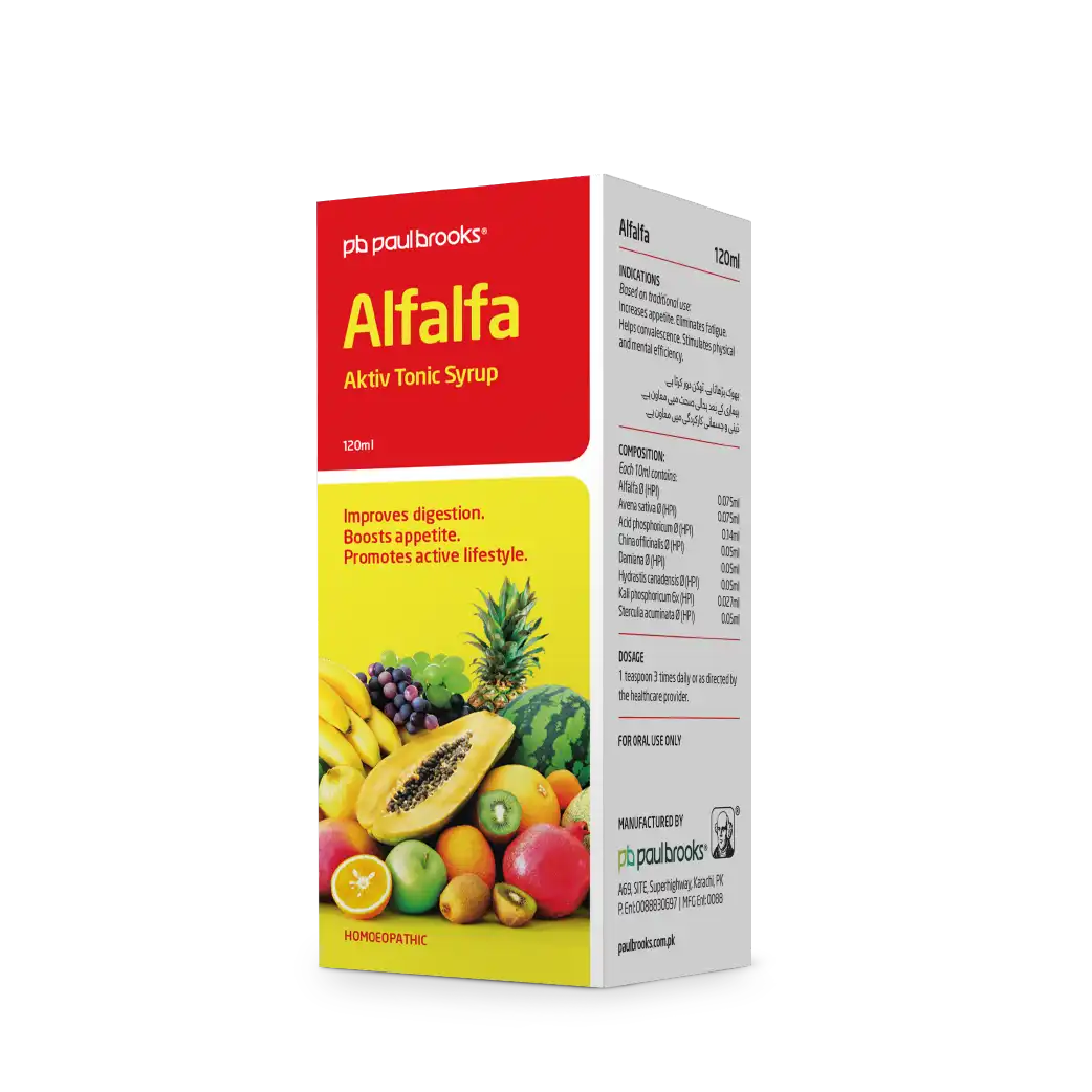 Alfalfa Aktiv Tonic Syrup by Paul Brooks