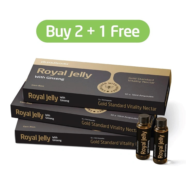 Gen-Ron Royal Jelly With Ginseng - Buy 2 Get 1 Free - Paul Brooks