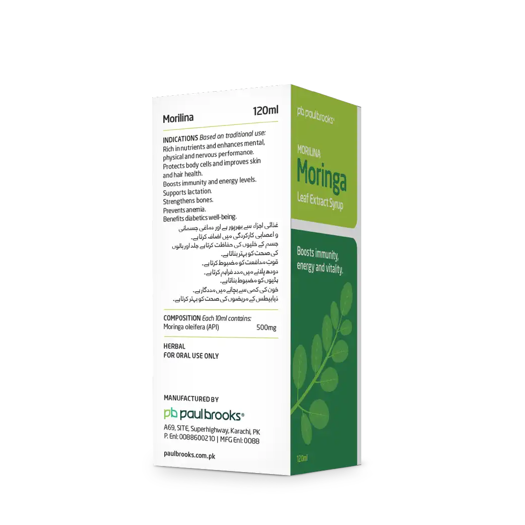 Morilina Moringa Syrup by Paul Brooks
